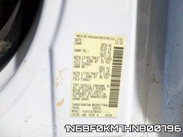 1N6BF0KM7HN800796 фото 2