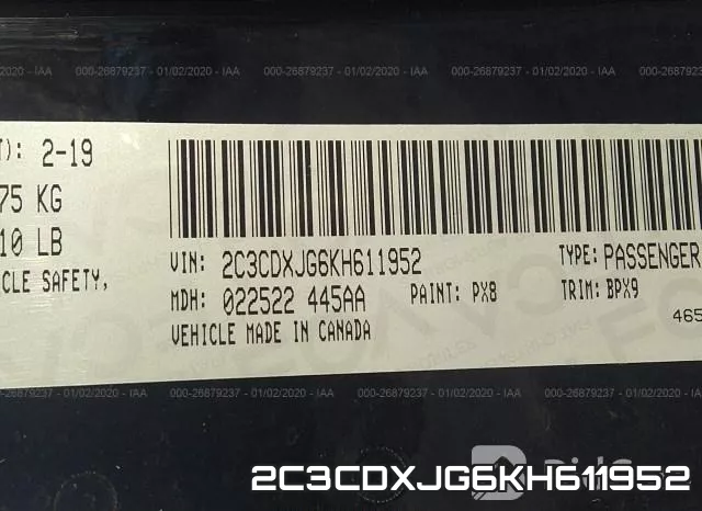 2C3CDXJG6KH611952 фото 10
