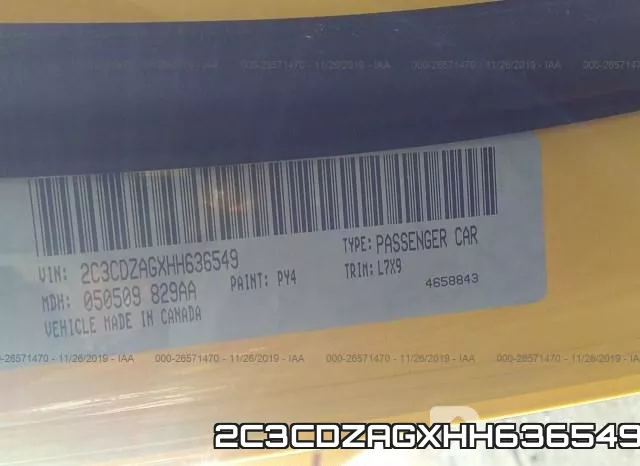 2C3CDZAGXHH636549 фото 10