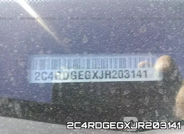 2C4RDGEGXJR203141 фото 10
