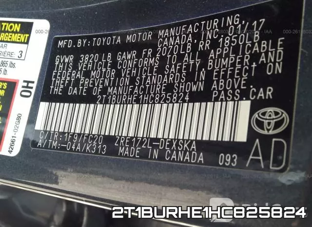 2T1BURHE1HC825824 фото 10