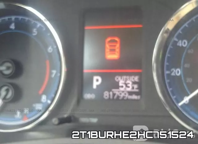 2T1BURHE2HC751524 фото 8