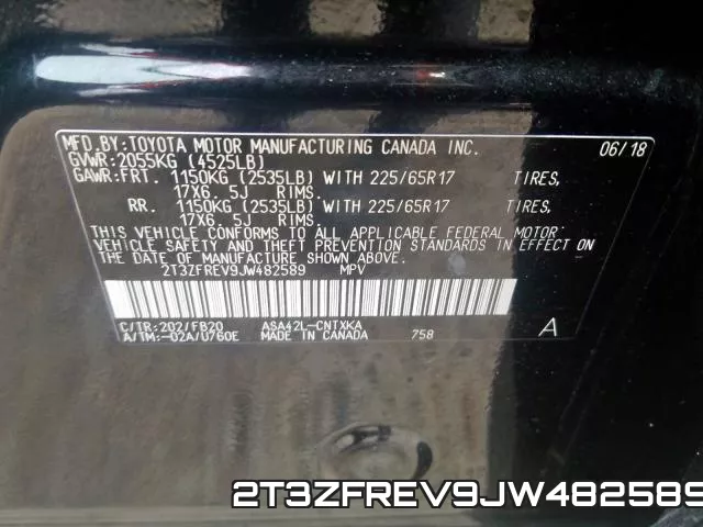 2T3ZFREV9JW482589 фото 2