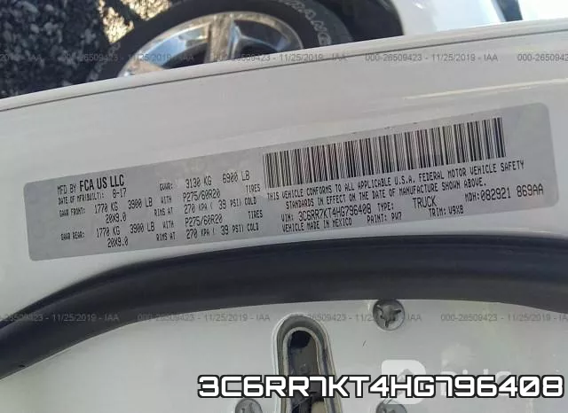 3C6RR7KT4HG796408 фото 10
