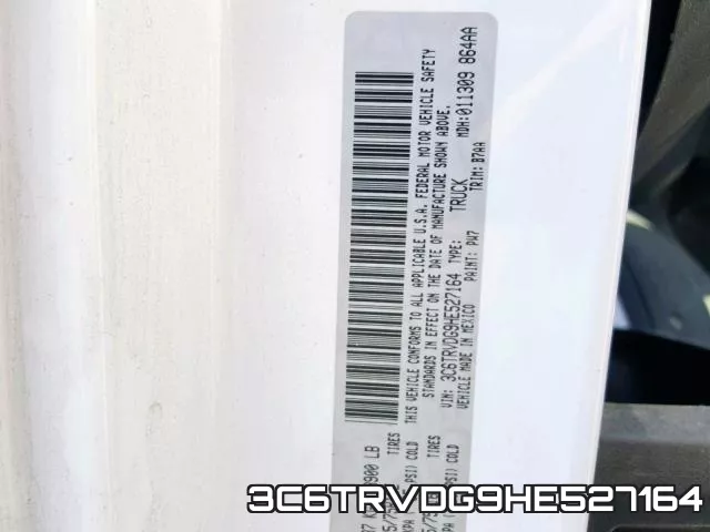3C6TRVDG9HE527164 фото 2