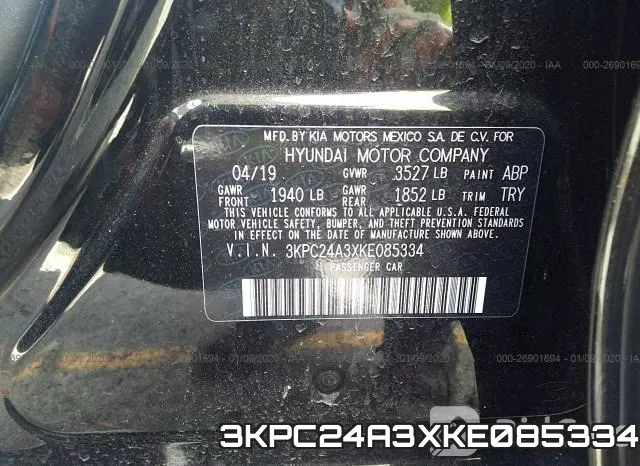 3KPC24A3XKE085334 фото 10
