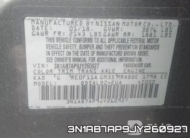 3N1AB7AP9JY260927 фото 10