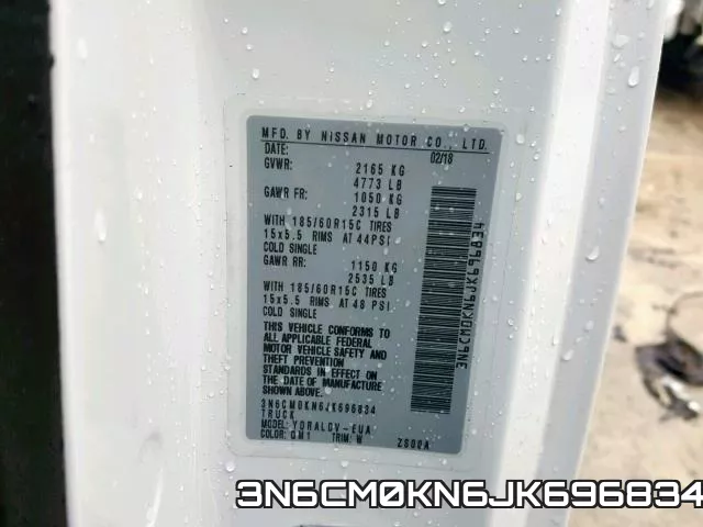 3N6CM0KN6JK696834 фото 2