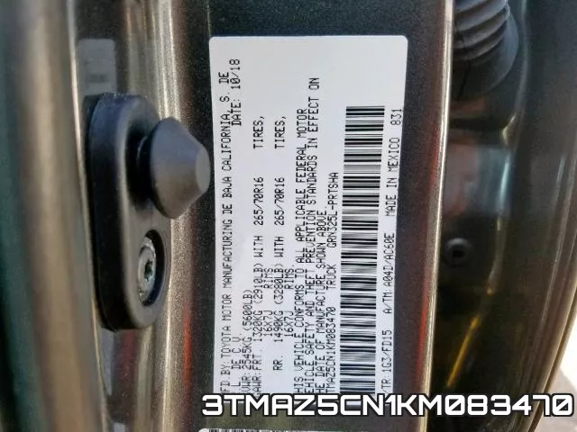 3TMAZ5CN1KM083470 фото 2