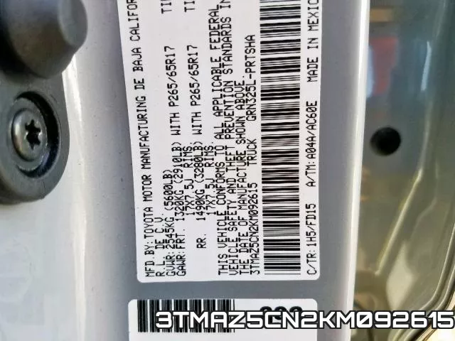 3TMAZ5CN2KM092615 фото 2