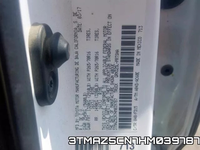 3TMAZ5CN7HM039787 фото 2