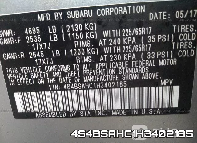 4S4BSAHC1H3402185 фото 10