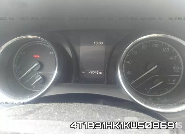 4T1B31HK1KU508691 фото 8