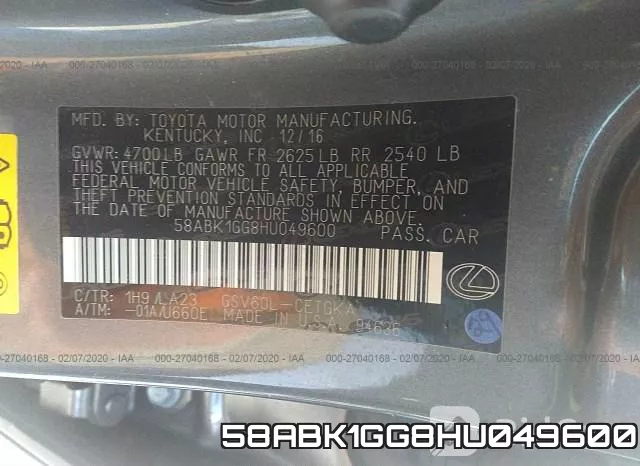 58ABK1GG8HU049600 фото 10