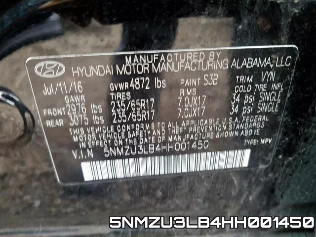 5NMZU3LB4HH001450 фото 2