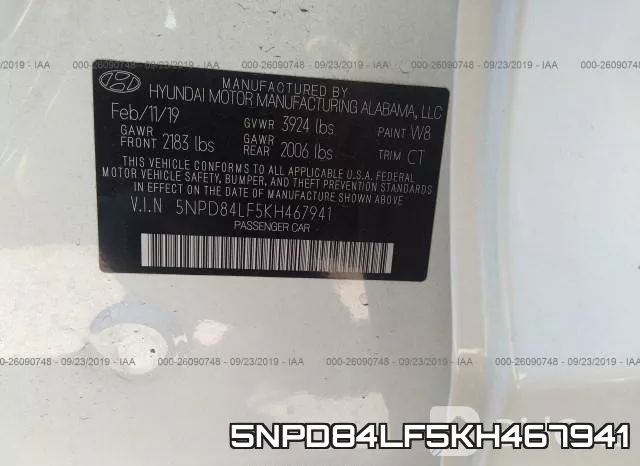 5NPD84LF5KH467941 фото 10