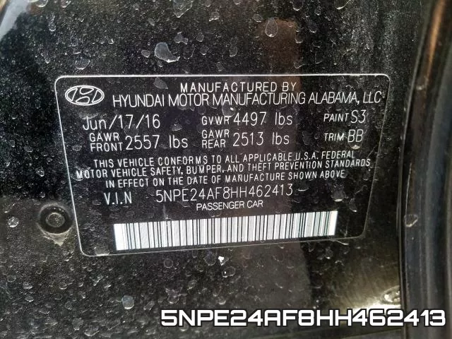 5NPE24AF8HH462413 фото 2