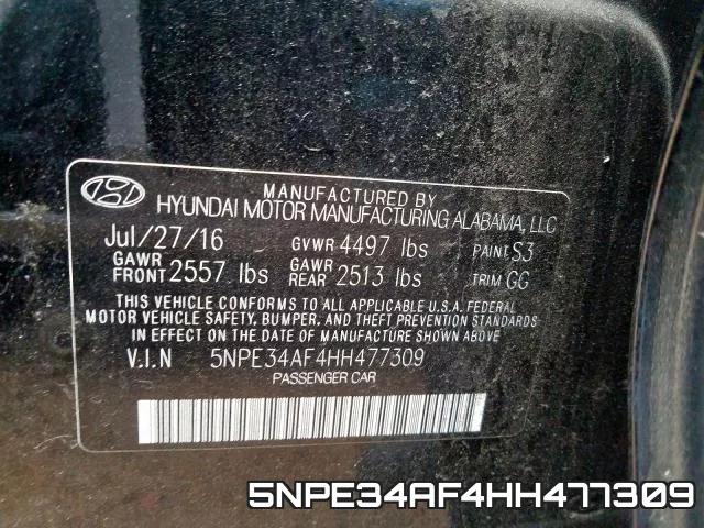 5NPE34AF4HH477309 фото 2