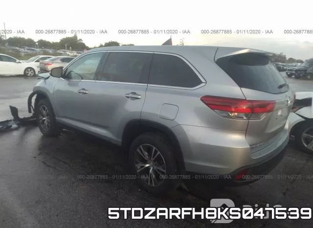 5TDZARFH8KS047539 фото 4
