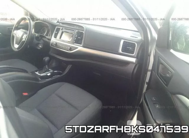 5TDZARFH8KS047539 фото 6