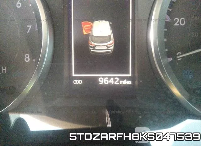 5TDZARFH8KS047539 фото 8