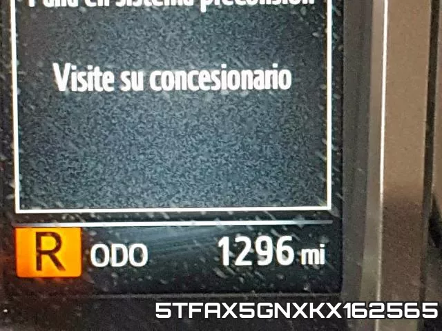 5TFAX5GNXKX162565 фото 9