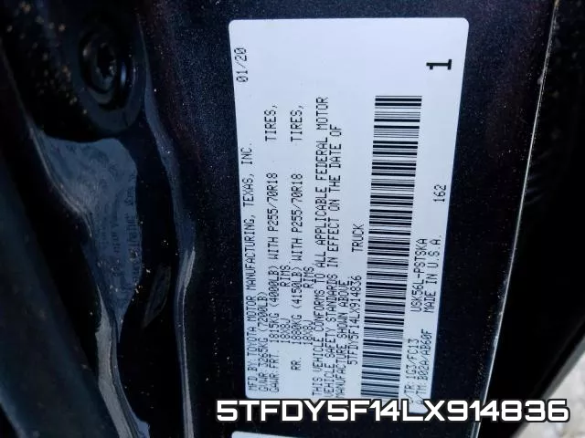 5TFDY5F14LX914836 фото 2