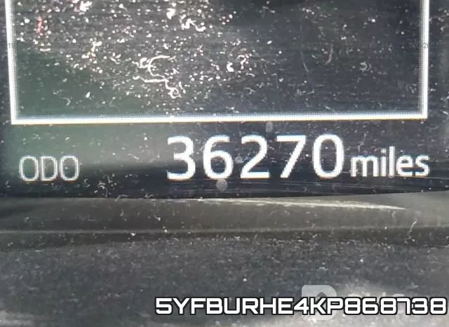 5YFBURHE4KP868738 фото 8