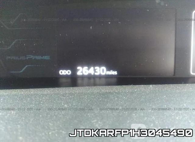 JTDKARFP1H3045490 фото 8