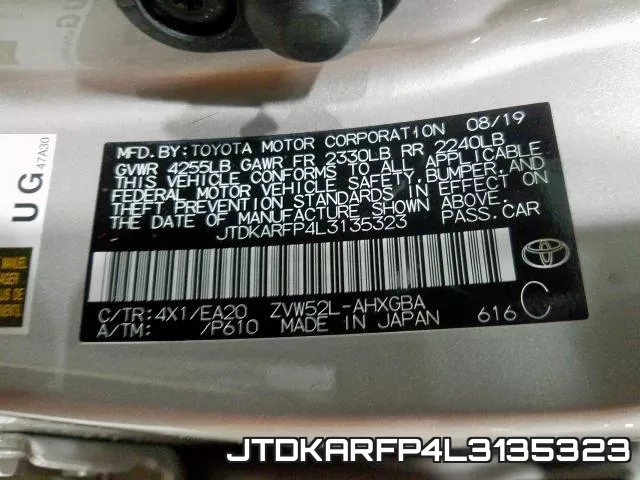 JTDKARFP4L3135323 фото 2