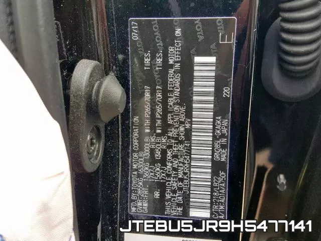 JTEBU5JR9H5477141 фото 2