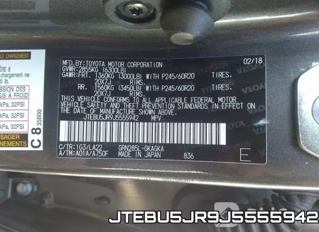 JTEBU5JR9J5555942 фото 10