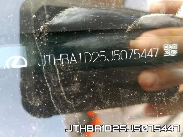 JTHBA1D25J5075447 фото 2