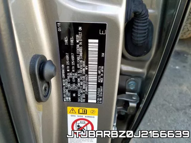 JTJBARBZ0J2166639 фото 2