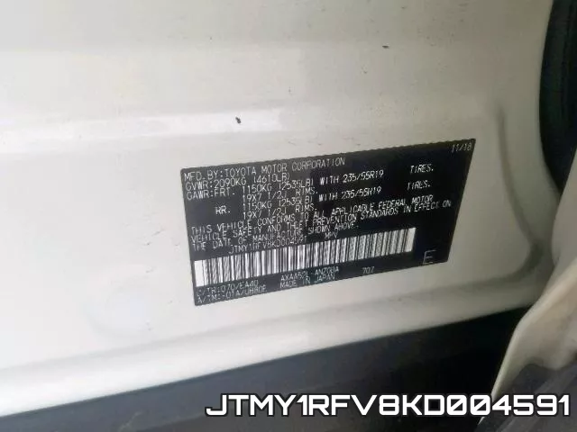 JTMY1RFV8KD004591 фото 2