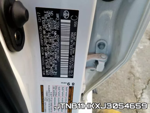 JTNB11HKXJ3054659 фото 2