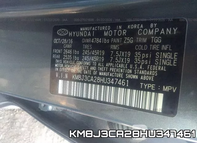 KM8J3CA28HU347461 фото 10