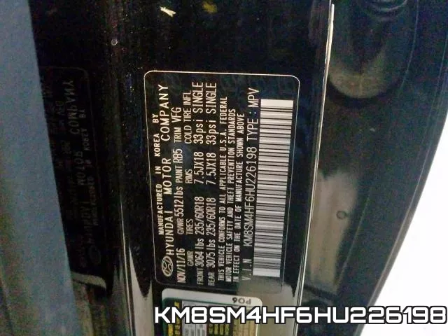 KM8SM4HF6HU226198 фото 2