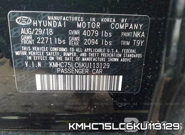 KMHC75LC6KU113129 фото 10
