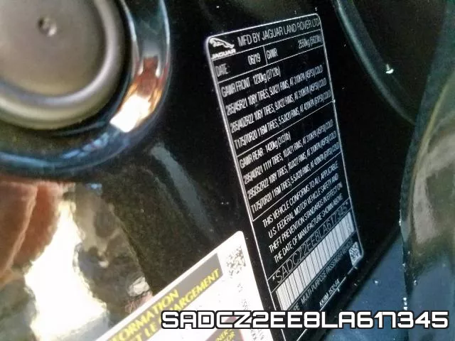 SADCZ2EE8LA617345 фото 2