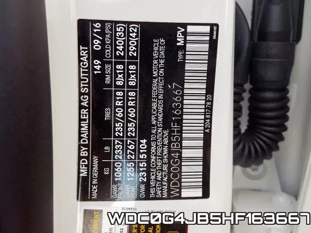 WDC0G4JB5HF163667 фото 2