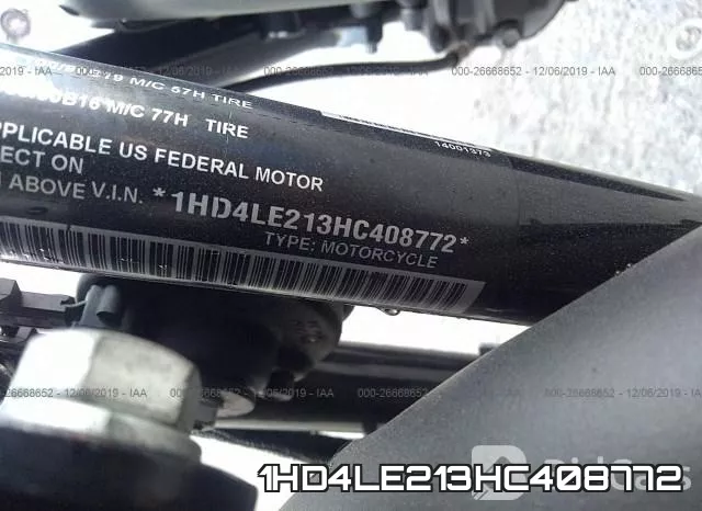 1HD4LE213HC408772 фото 2
