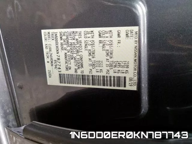 1N6DD0ER0KN787743 фото 2