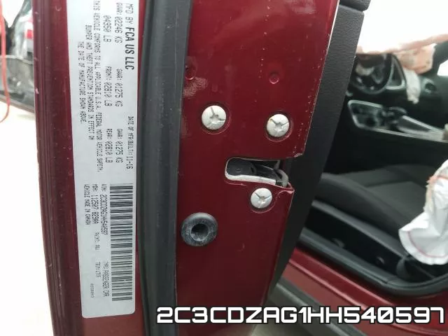 2C3CDZAG1HH540597 фото 2