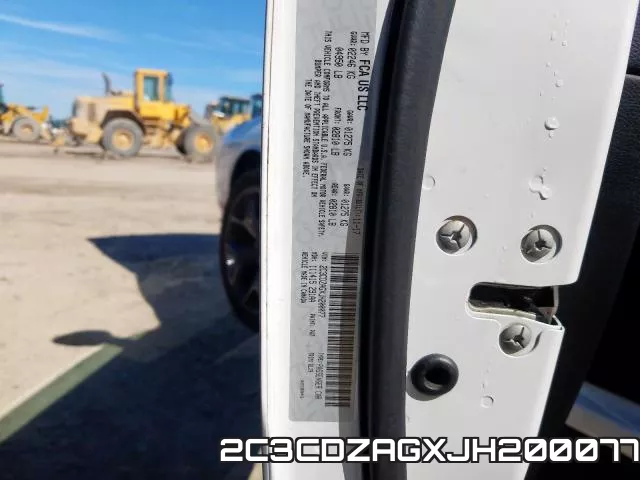 2C3CDZAGXJH200077 фото 2