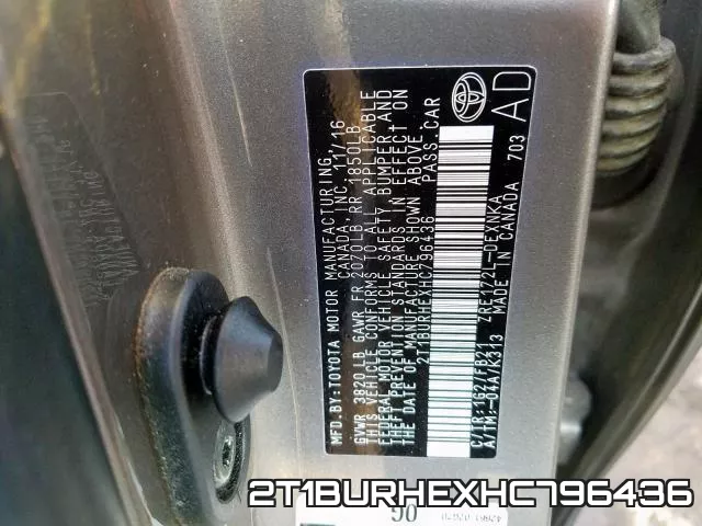 2T1BURHEXHC796436 фото 2