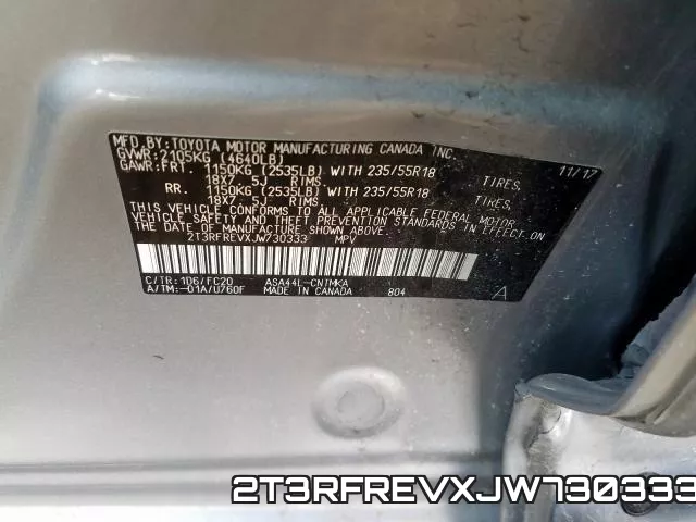 2T3RFREVXJW730333 фото 2