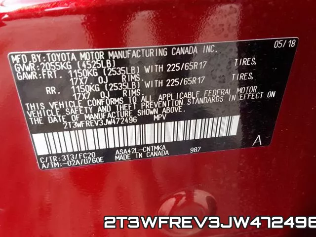 2T3WFREV3JW472496 фото 2