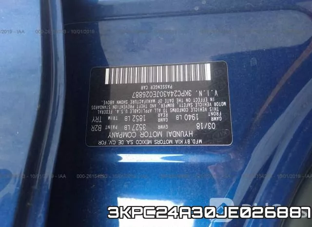 3KPC24A30JE026887 фото 10