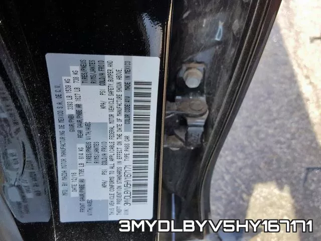 3MYDLBYV5HY167171 фото 2